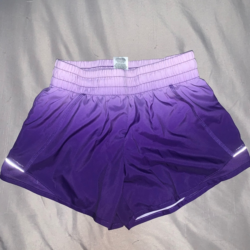 Faded purple shorts